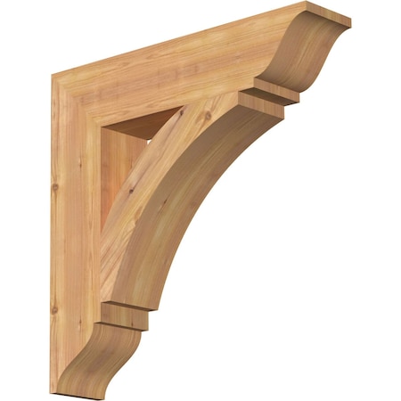 Ekena Millwork Thorton Traditional Smooth Bracket, Western Red Cedar, 5 1/2"W x 26"D x 26"H BKT06X26X26THR01SWR